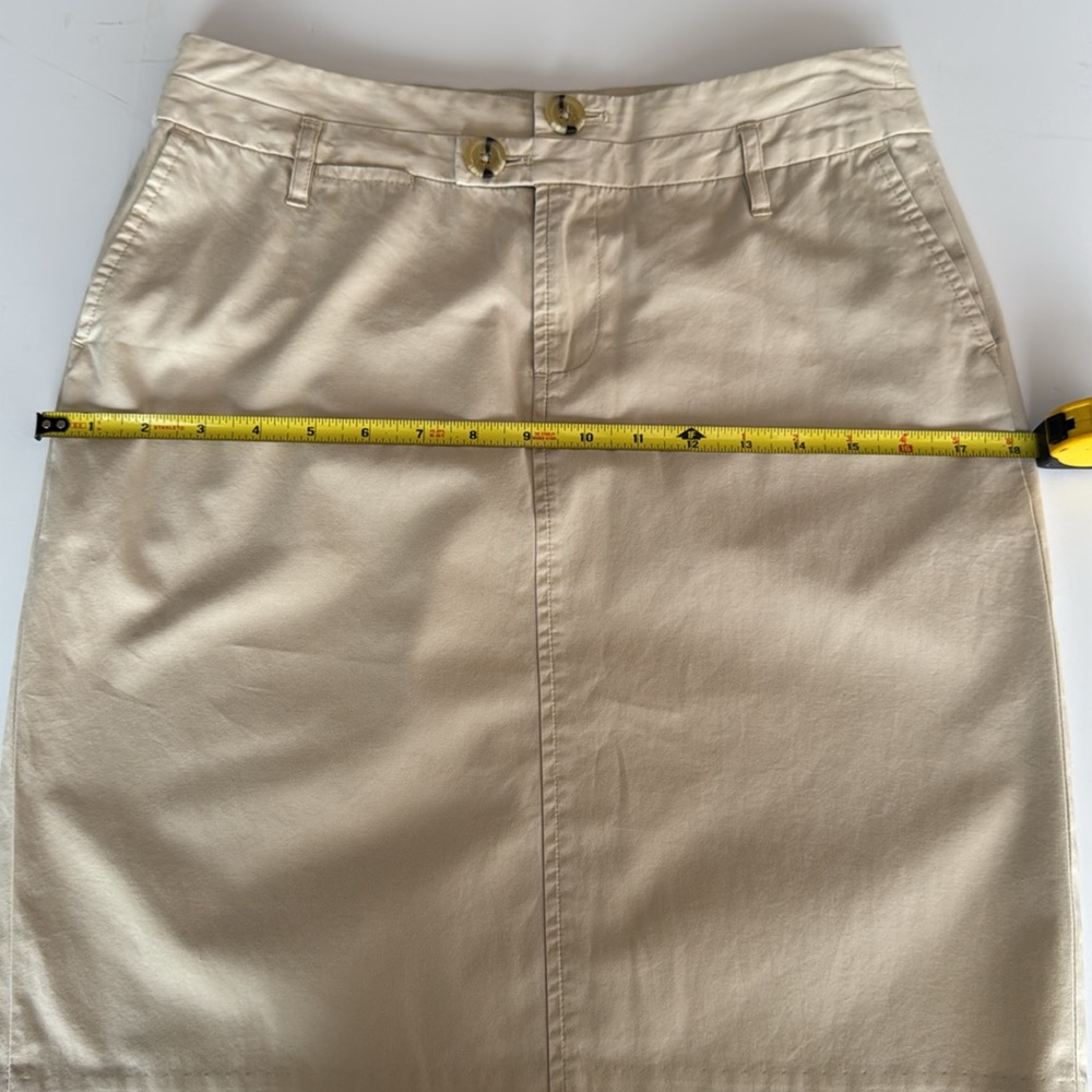 Banana Republic Factory khaki skirt, size 4 - Picture 7 of 8